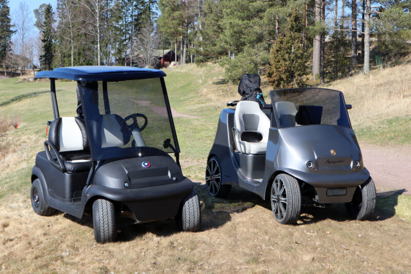 Finnish Golf Media FORE! | Golfammattilainen Mika Lindroos rakentaa golfautoista uniikkeja erikoisuuksia